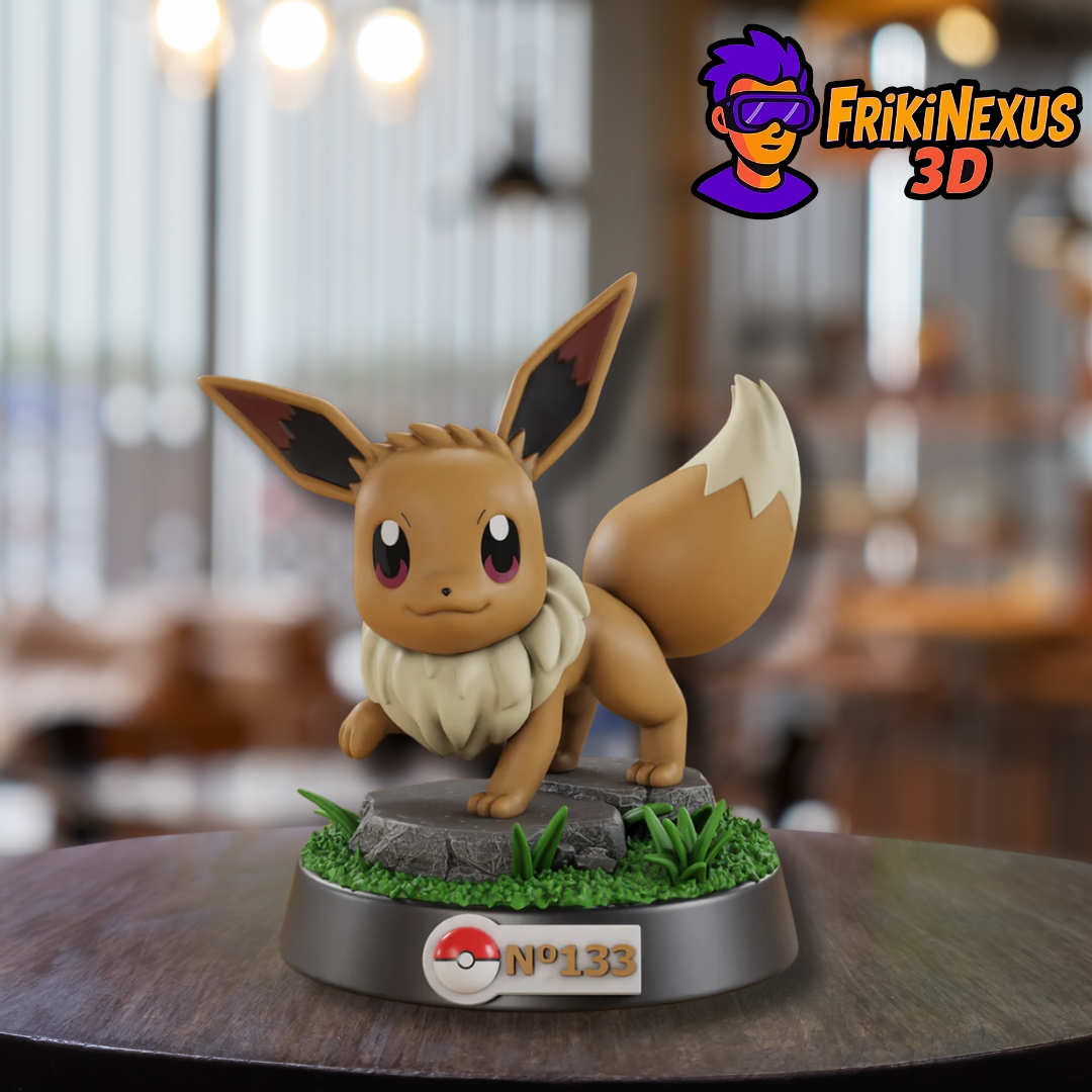 🧡 Eevee Nº133 - ¡El Pokémon más versátil de Kanto! ✨🌱🔥❄️⚡