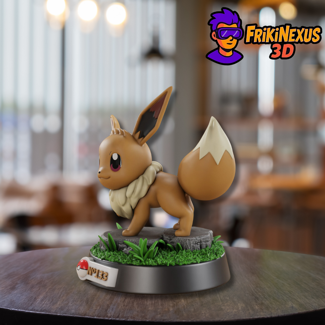 🧡 Eevee Nº133 - ¡El Pokémon más versátil de Kanto! ✨🌱🔥❄️⚡