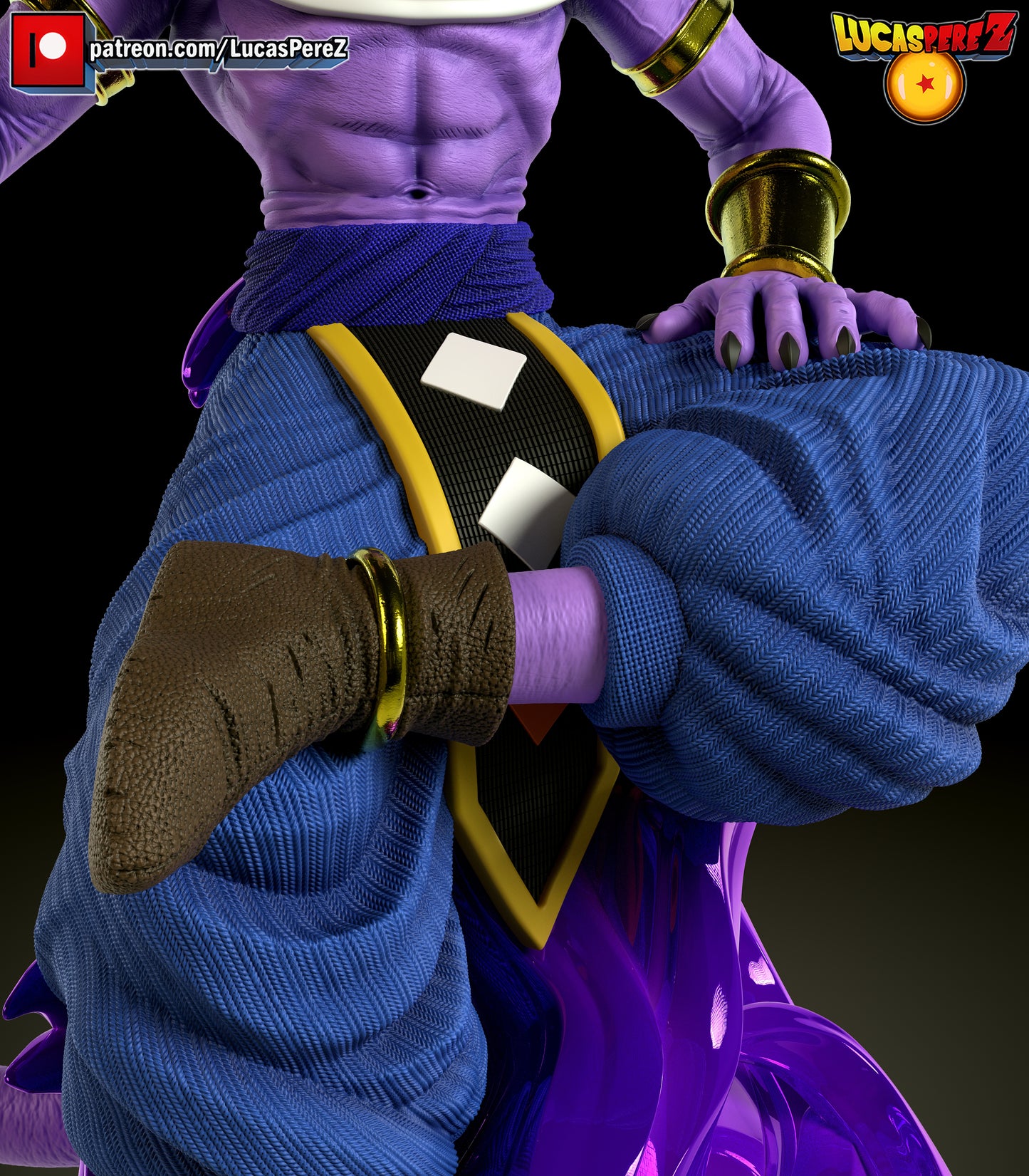 💥 Figura Beerus – Dios de la Destrucción (Escala 1/6)