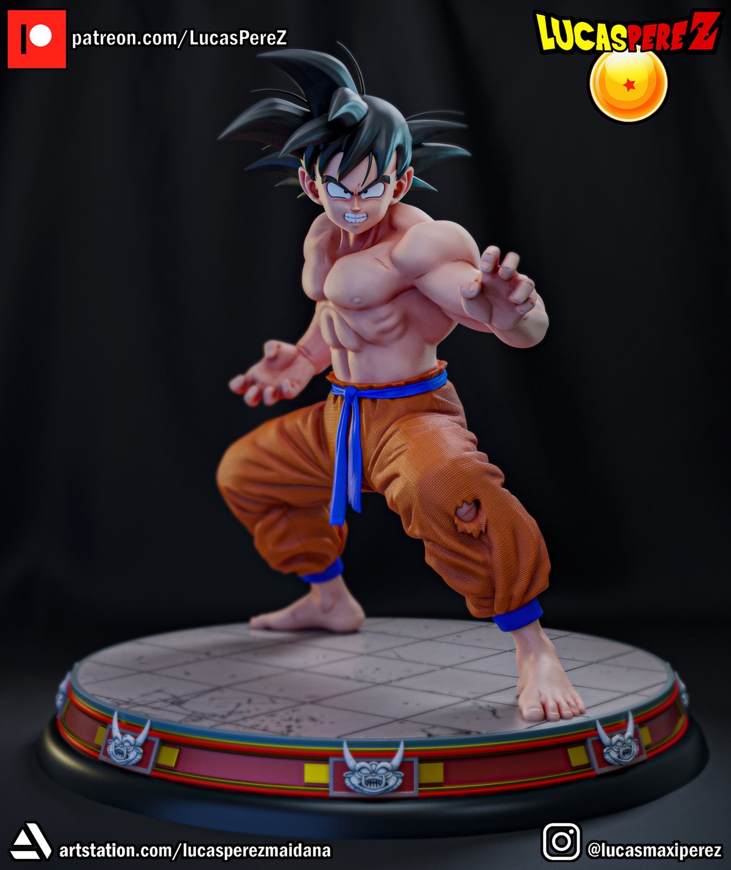 🟠 Figura Goku en Torneo Escala 1/6 – Edición Personalizable
