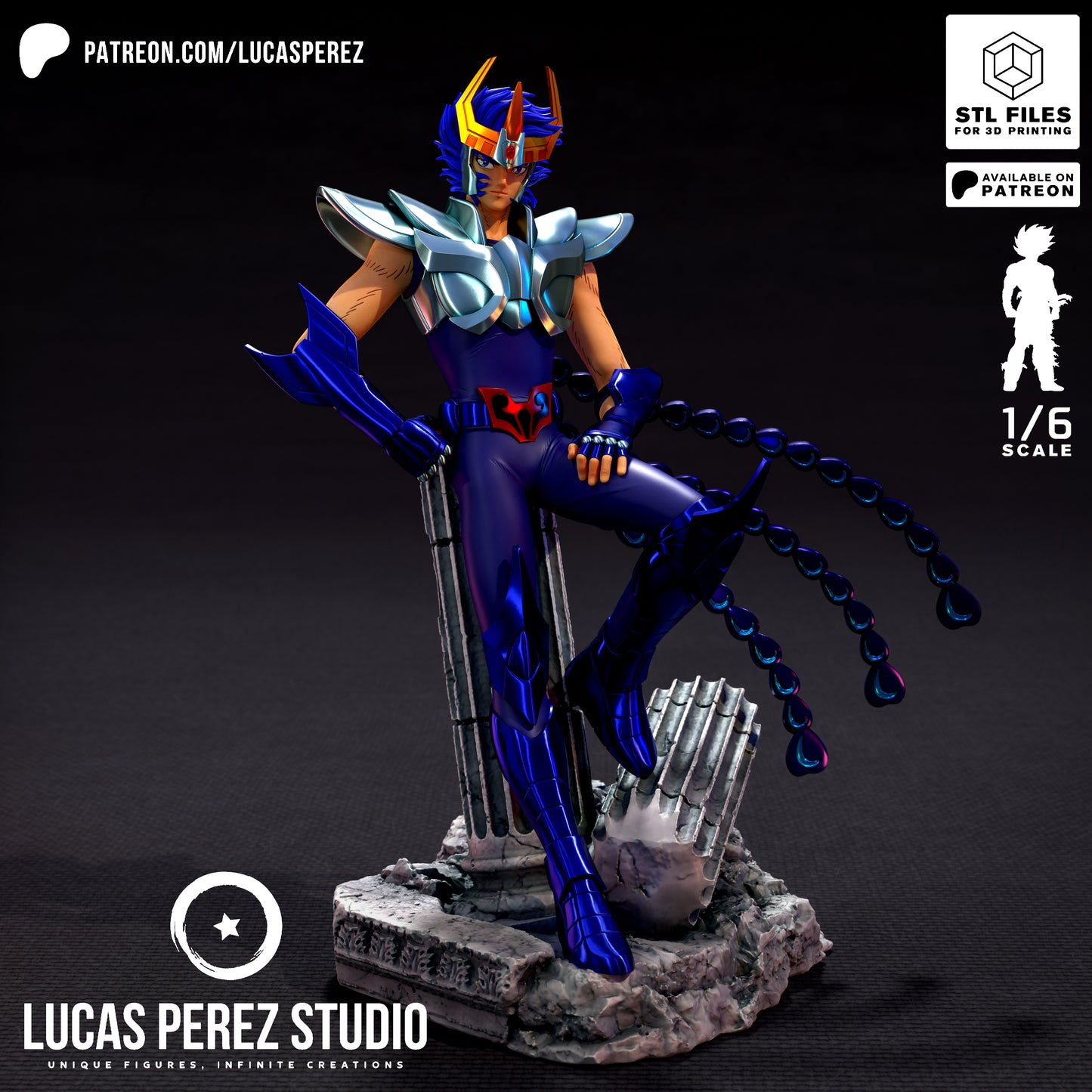 🔥 Figura Ikki de Fénix - Escala 1/6
