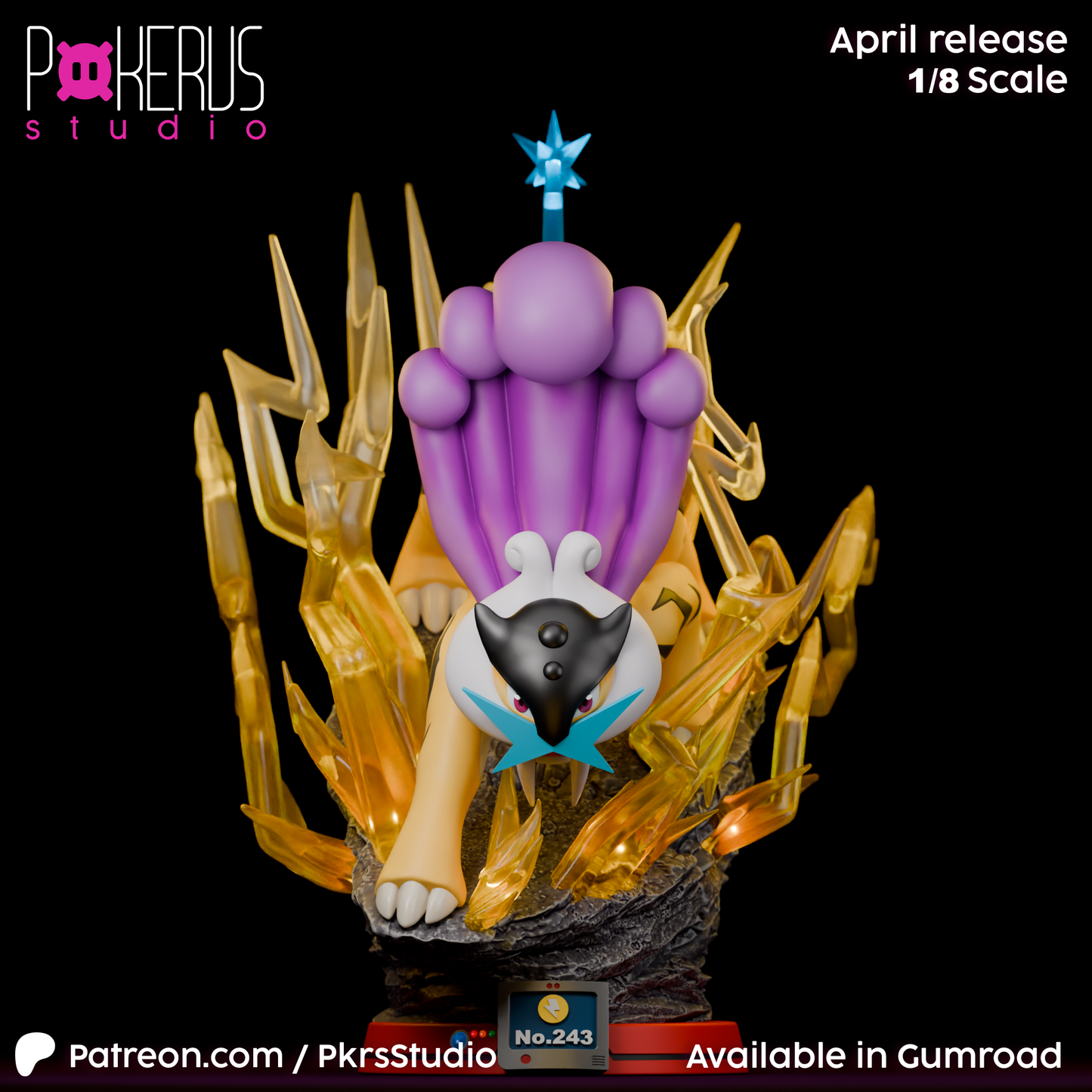 ⚡ Figura Raikou - Rugido del Trueno No.243