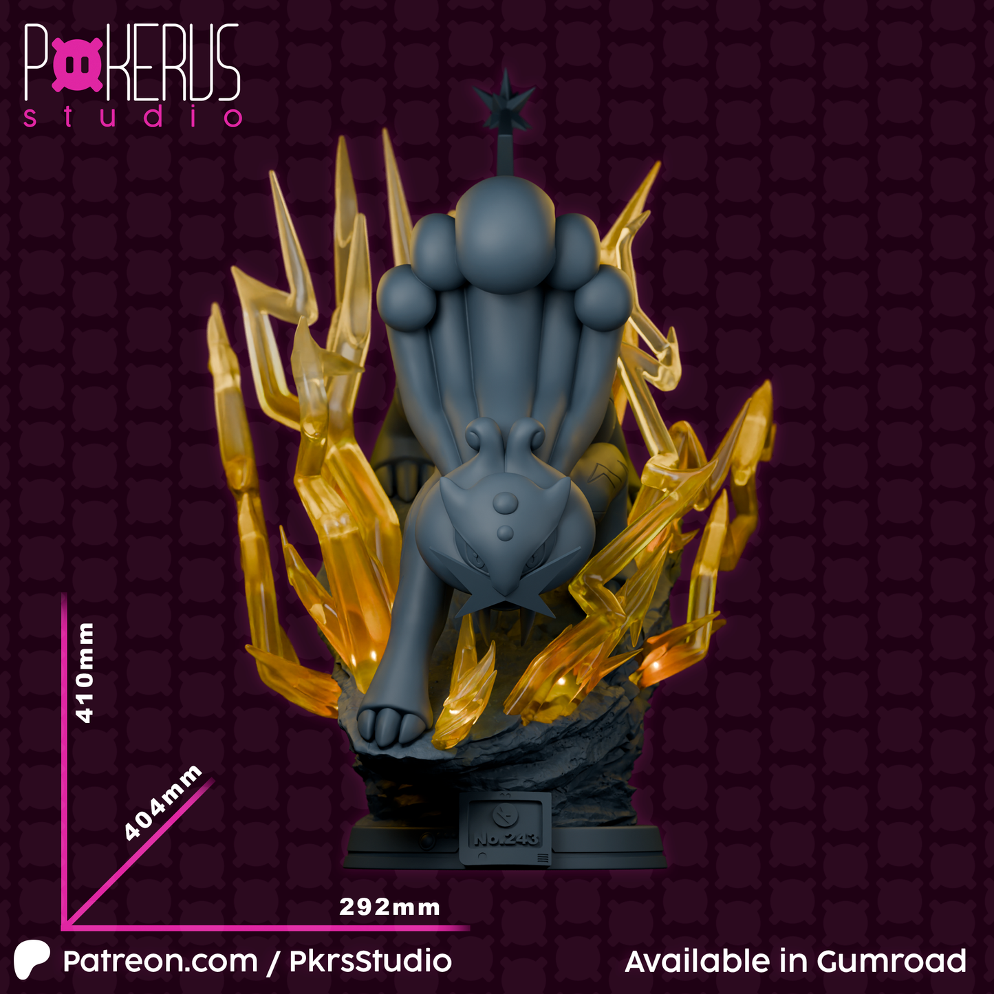 ⚡ Figura Raikou - Rugido del Trueno No.243