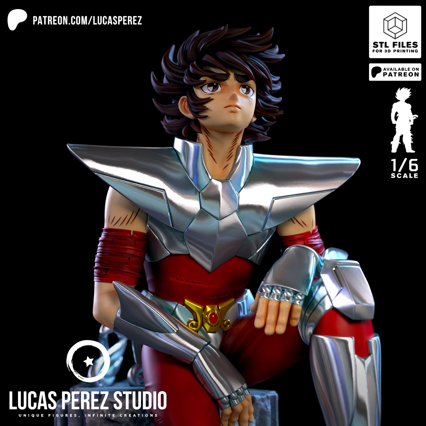 ⚔️ Figura Seiya de Pegaso Escala 1/6