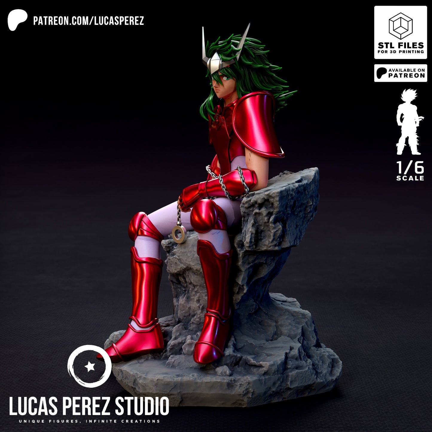 🌸 Figura Shun de Andrómeda - Escala 1/6