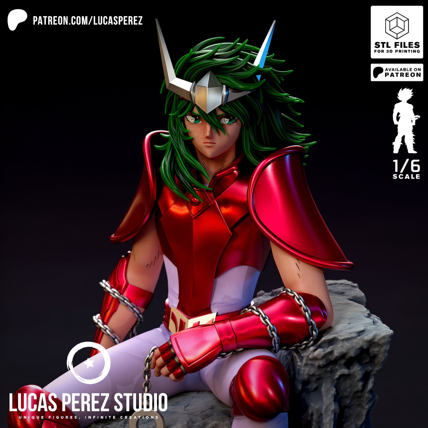 🌸 Figura Shun de Andrómeda - Escala 1/6