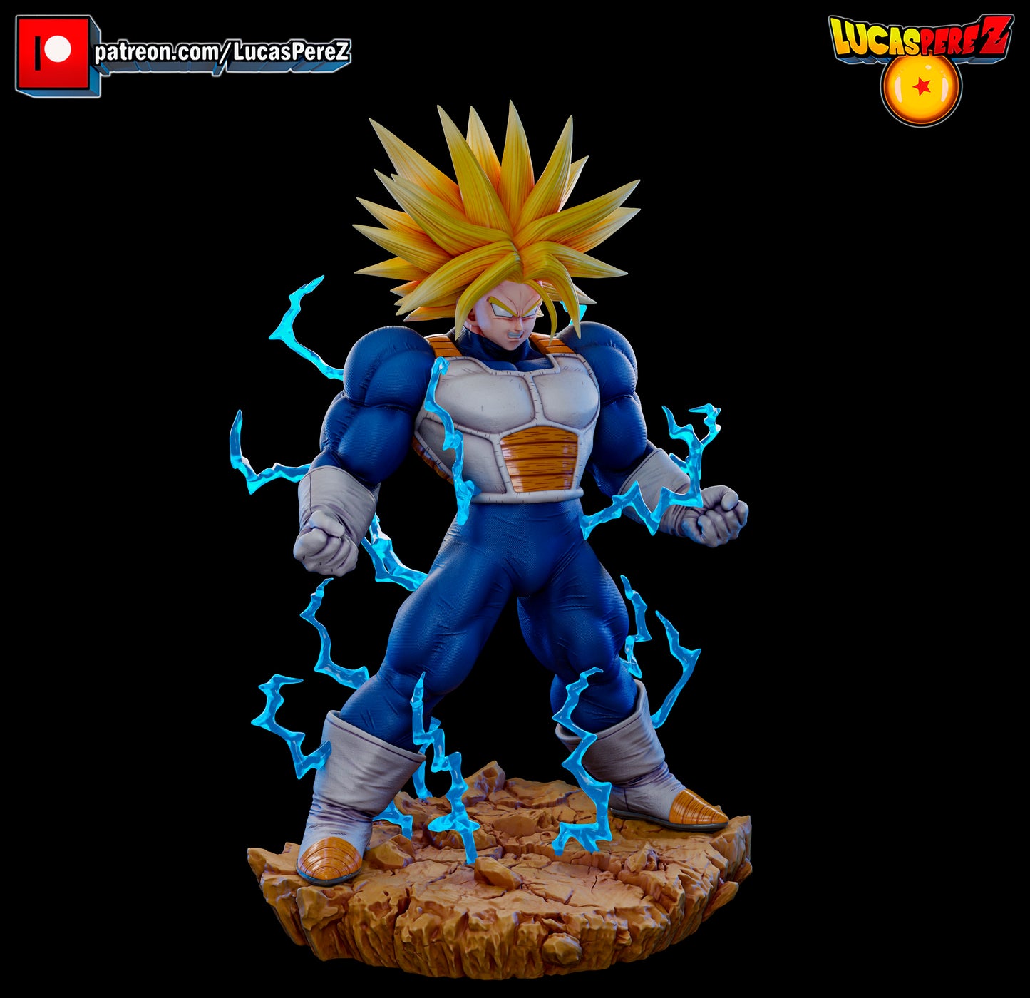 ⚡ Figura Super Trunks – Poder Desatado (Escala 1/6)