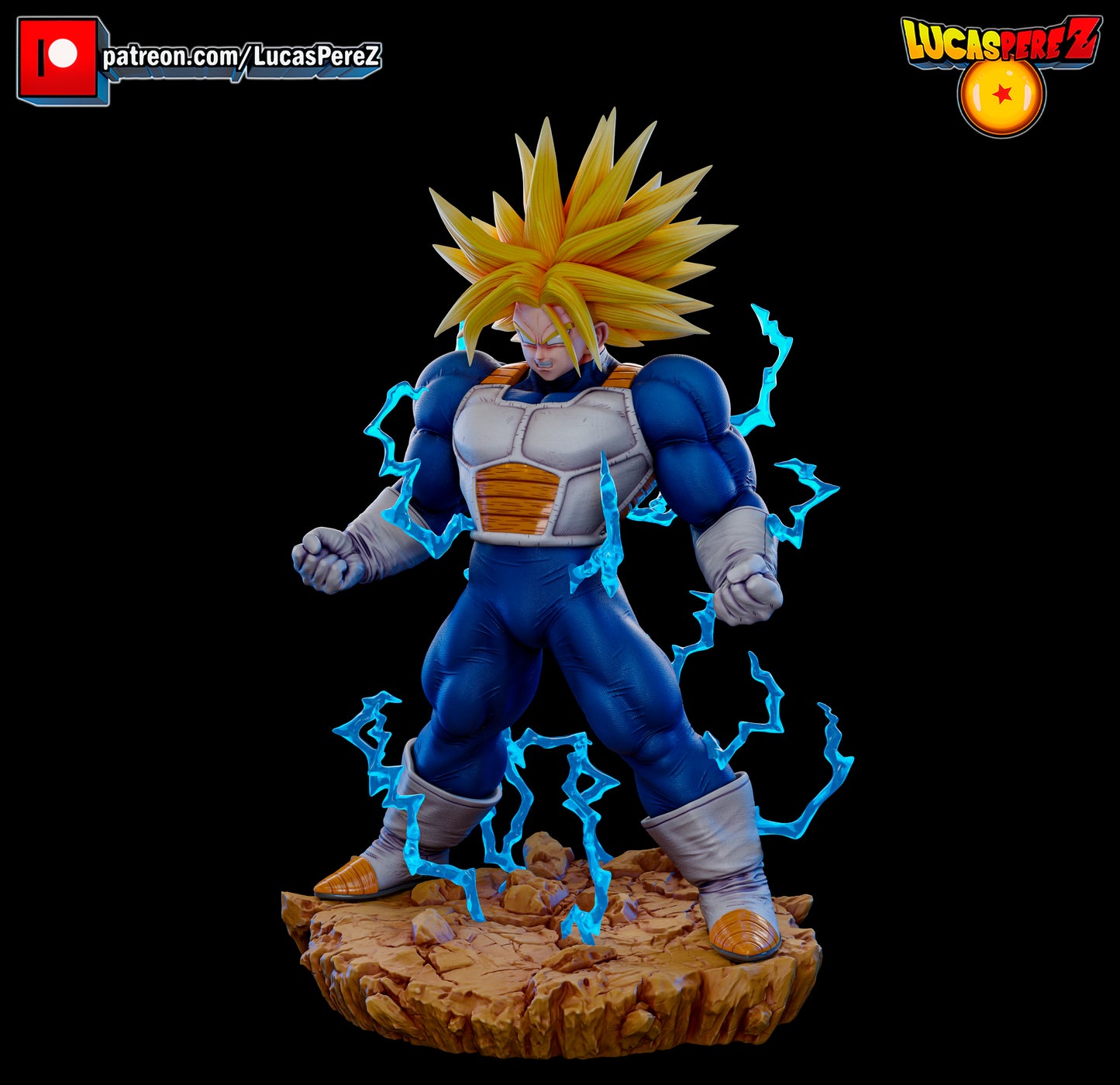 ⚡ Figura Super Trunks – Poder Desatado (Escala 1/6)