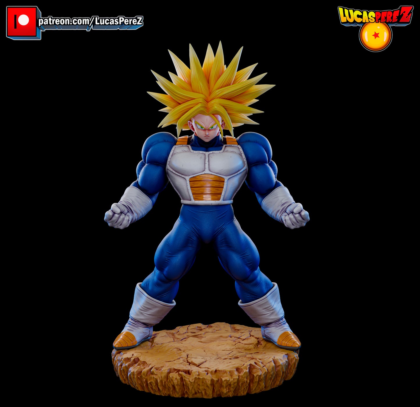⚡ Figura Super Trunks – Poder Desatado (Escala 1/6)