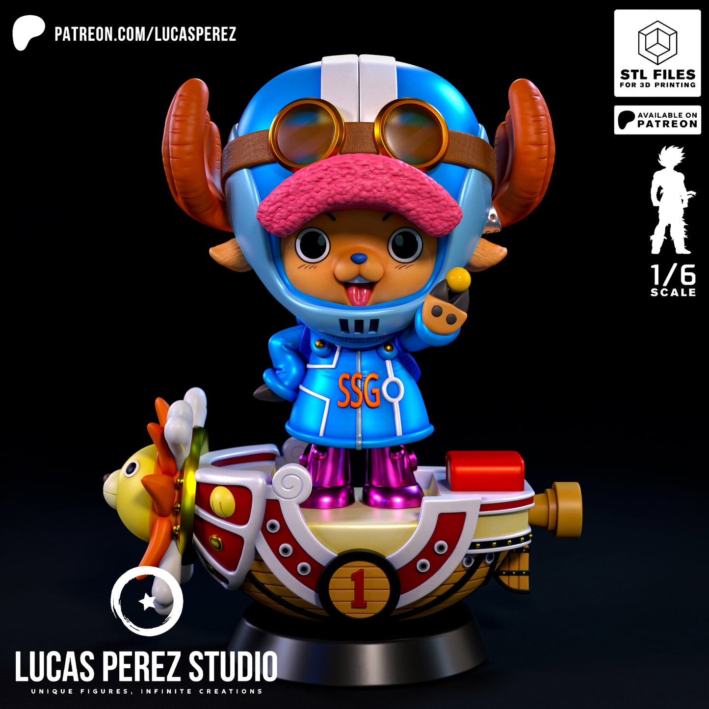🦌 Tony Tony Chopper - Versión Clásica y SSG 🚢🍦