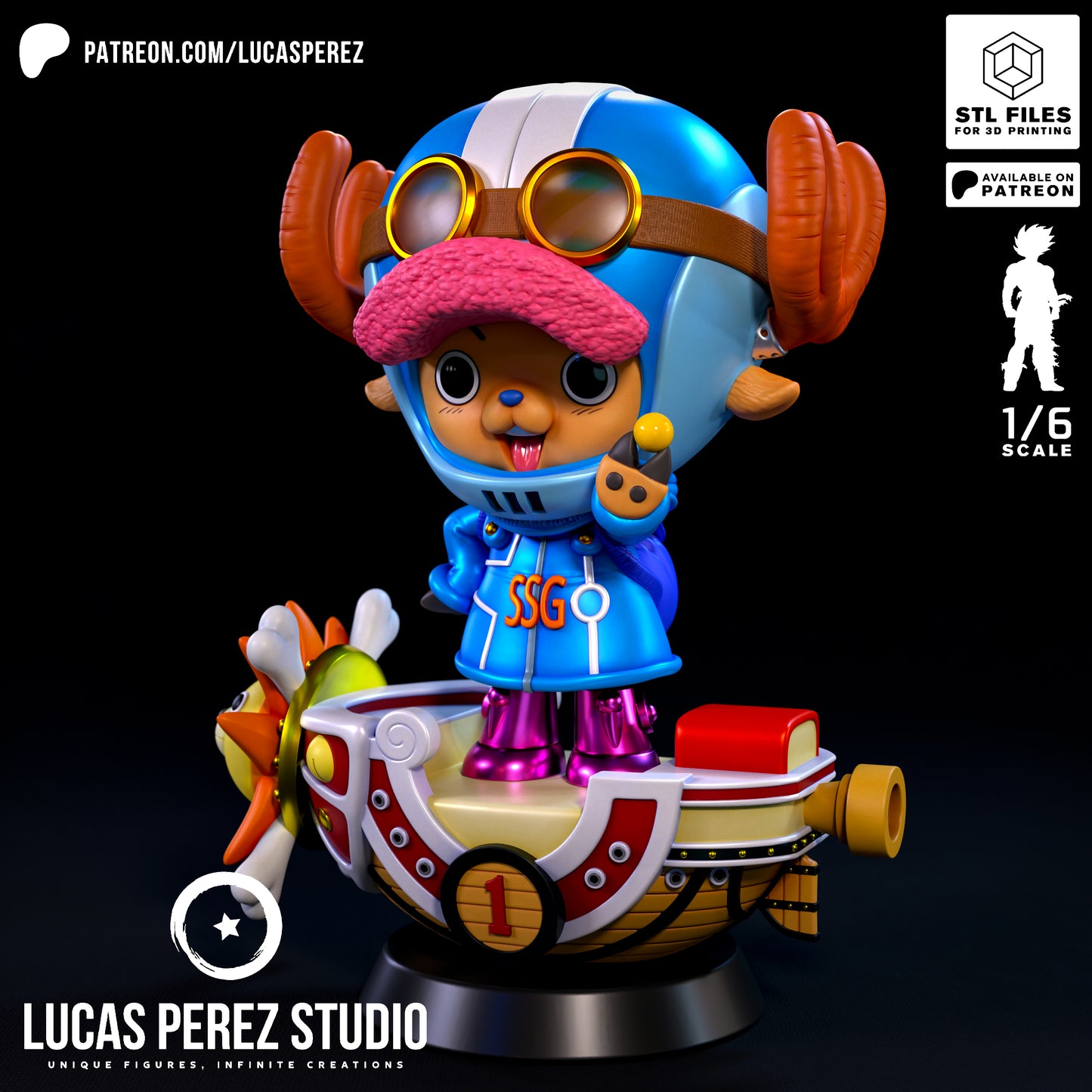 🦌 Tony Tony Chopper - Versión Clásica y SSG 🚢🍦