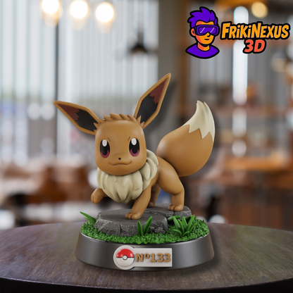🧡 Eevee Nº133 - ¡El Pokémon más versátil de Kanto! ✨🌱🔥❄️⚡