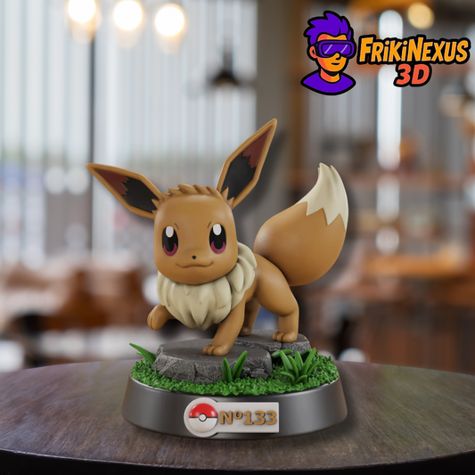 🧡 Eevee Nº133 - ¡El Pokémon más versátil de Kanto! ✨🌱🔥❄️⚡