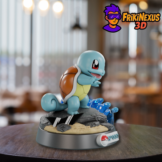🌊🐢 Squirtle N.º007 – ¡Listo para la acción acuática!