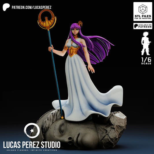 ⚖️ Figura Atenea Saori Kido - Escala 1/6