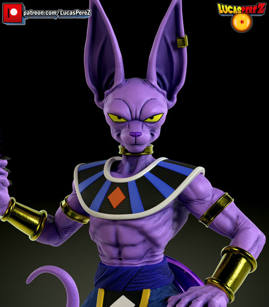 💥 Figura Beerus – Dios de la Destrucción (Escala 1/6)