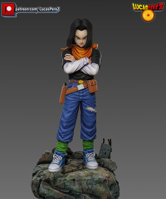 🤖 Figura Androide C17 - (Escala 1/6)