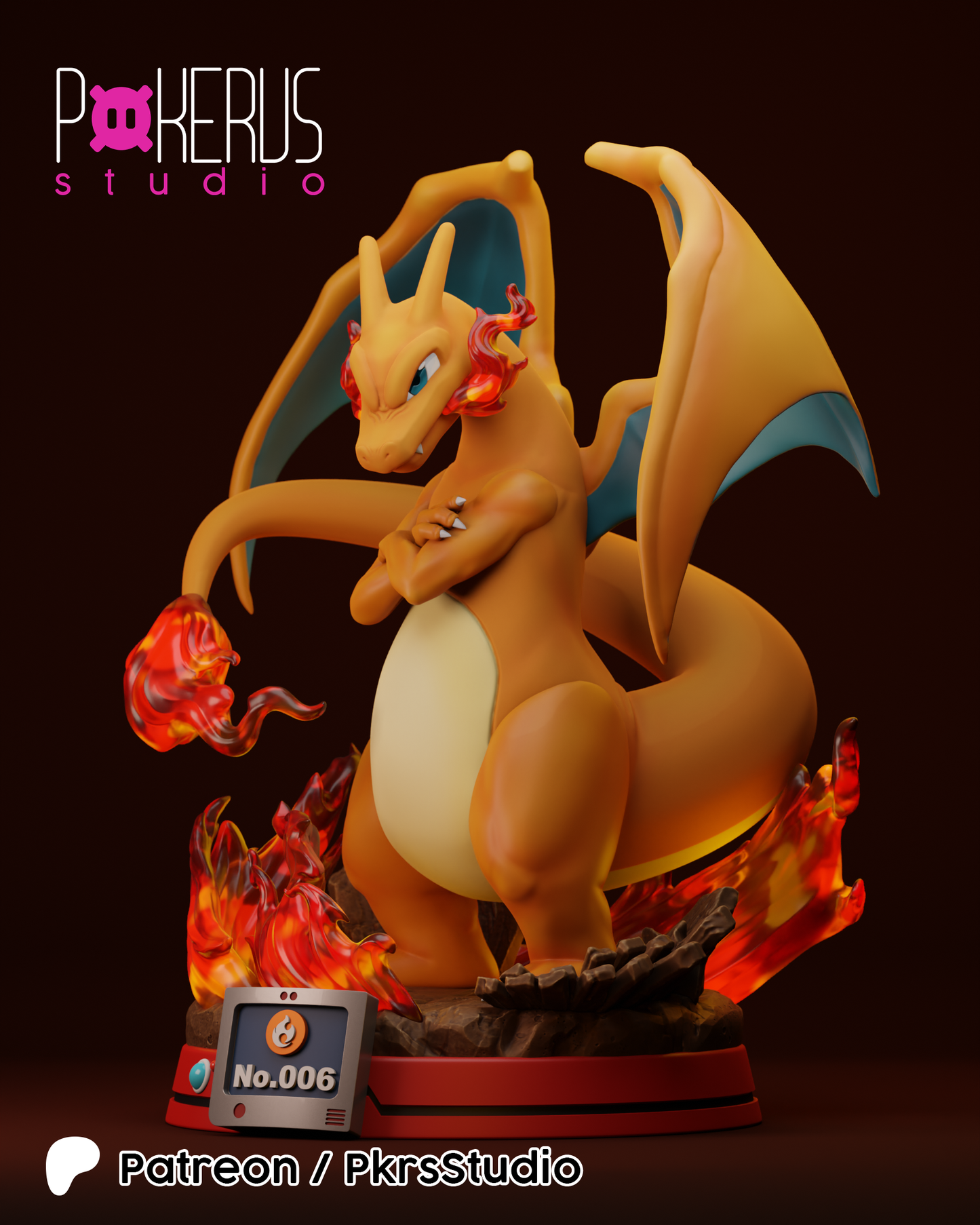 🔥 Figura Charizard - Edición Especial (No.006)