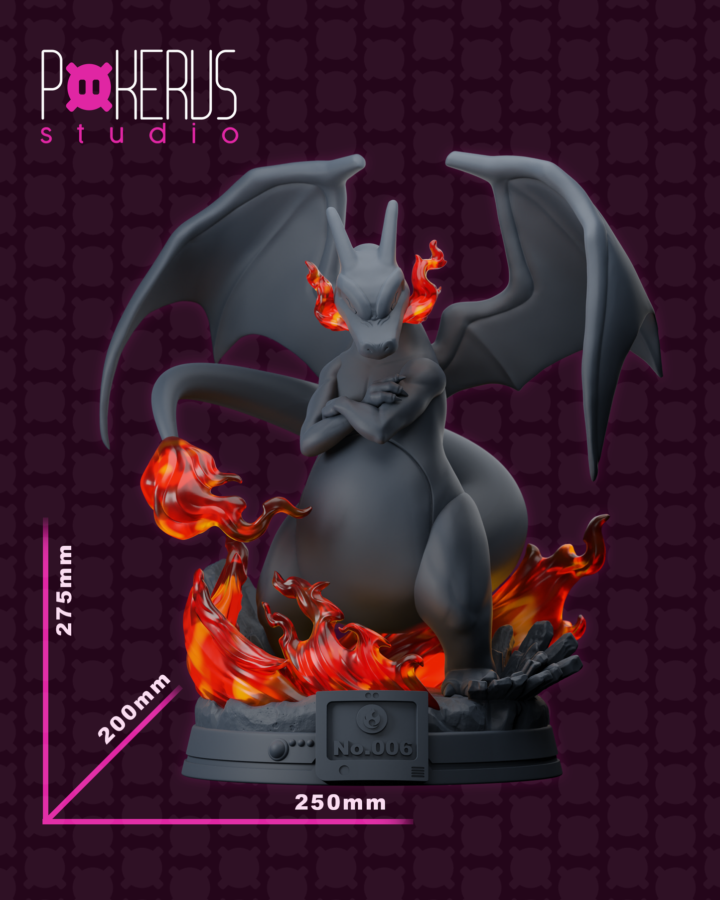 🔥 Figura Charizard - Edición Especial (No.006)