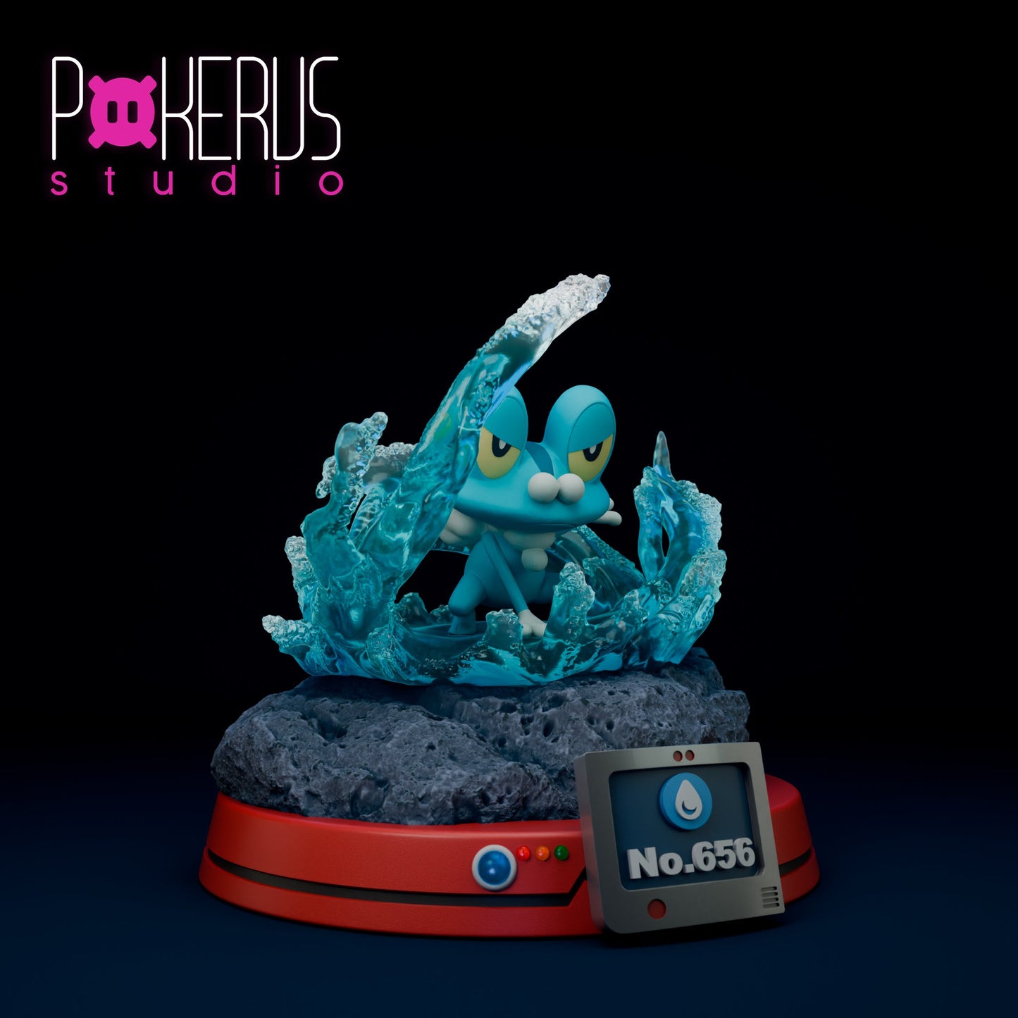 💦 Figura Froakie - Inicio del Camino Ninja No.656
