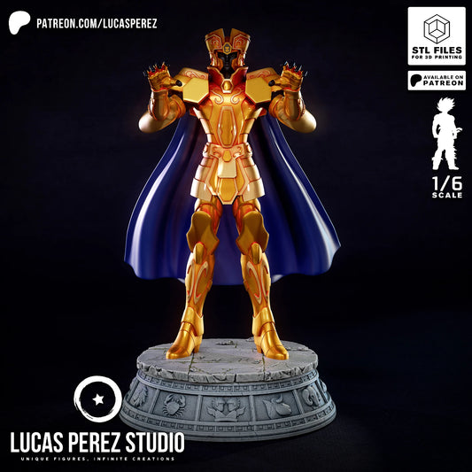 🌀 Figura de Géminis – Caballero de Oro Escala 1/6