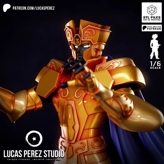 🌀 Figura de Géminis – Caballero de Oro Escala 1/6