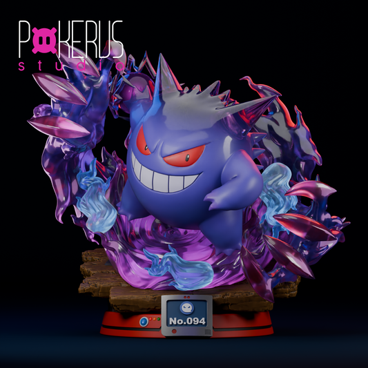 👻 Figura Gengar con Cabezas Alternativas - No.094