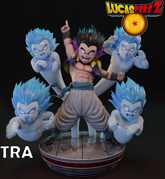 👻 Figura Gotenks (Escala 1/6) – con Fantasmas Kamikaze