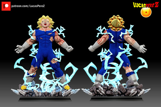 🔥 Figura Majin Vegeta Kamikaze (Escala 1/6) – DBZ