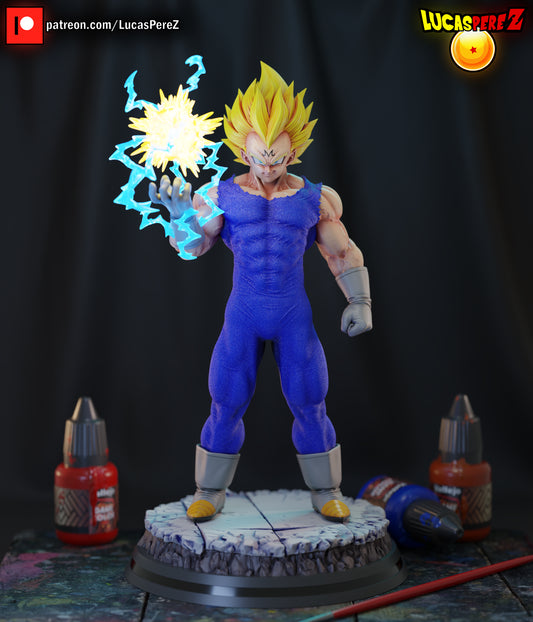 🔥 Figura Majin Vegeta - Poder Final (Escala 1/6) DBZ
