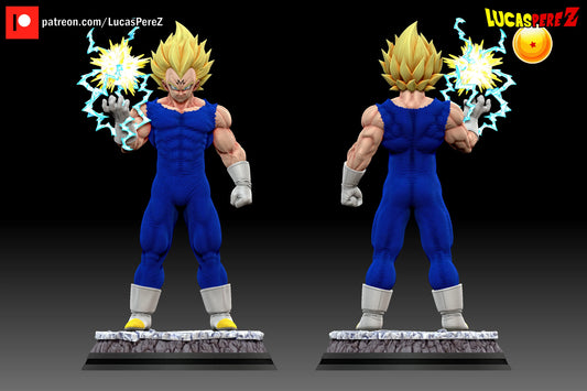 🔥 Figura Majin Vegeta - Poder Final (Escala 1/6) DBZ