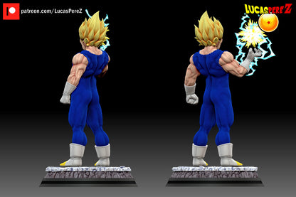 🔥 Figura Majin Vegeta - Poder Final (Escala 1/6) DBZ