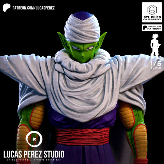 🟢 Figura Piccolo – Guerrero Namekiano (Escala 1/6)
