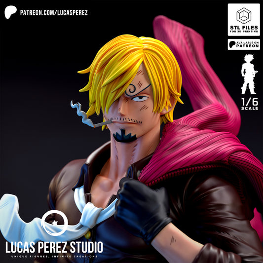 🔥 Sanji – El Cocinero de Pierna Letal 🥘👊