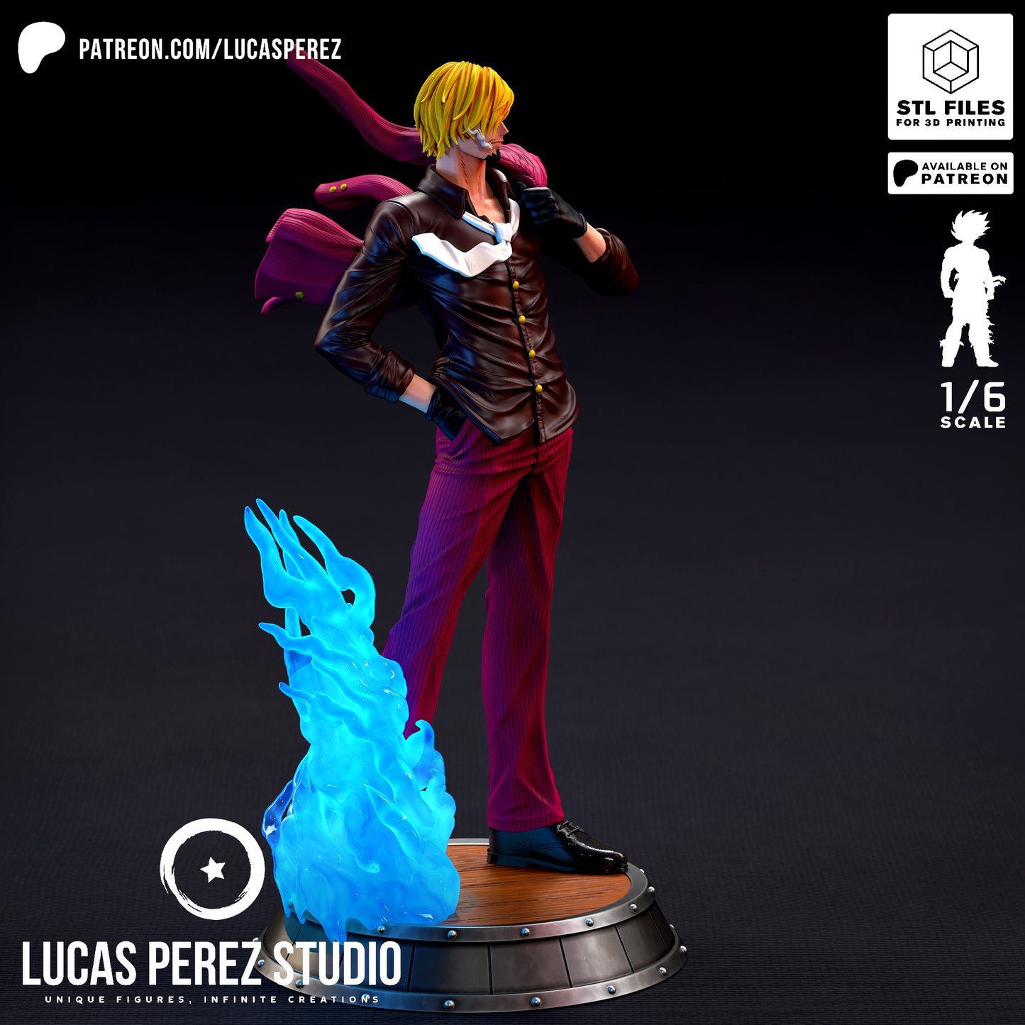 🔥 Sanji – El Cocinero de Pierna Letal 🥘👊