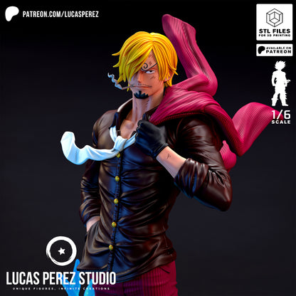 🔥 Sanji – El Cocinero de Pierna Letal 🥘👊