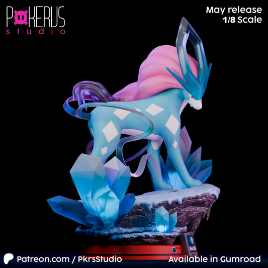 ❄️ Figura Suicune - Espíritu del Hielo Sagrado No.245