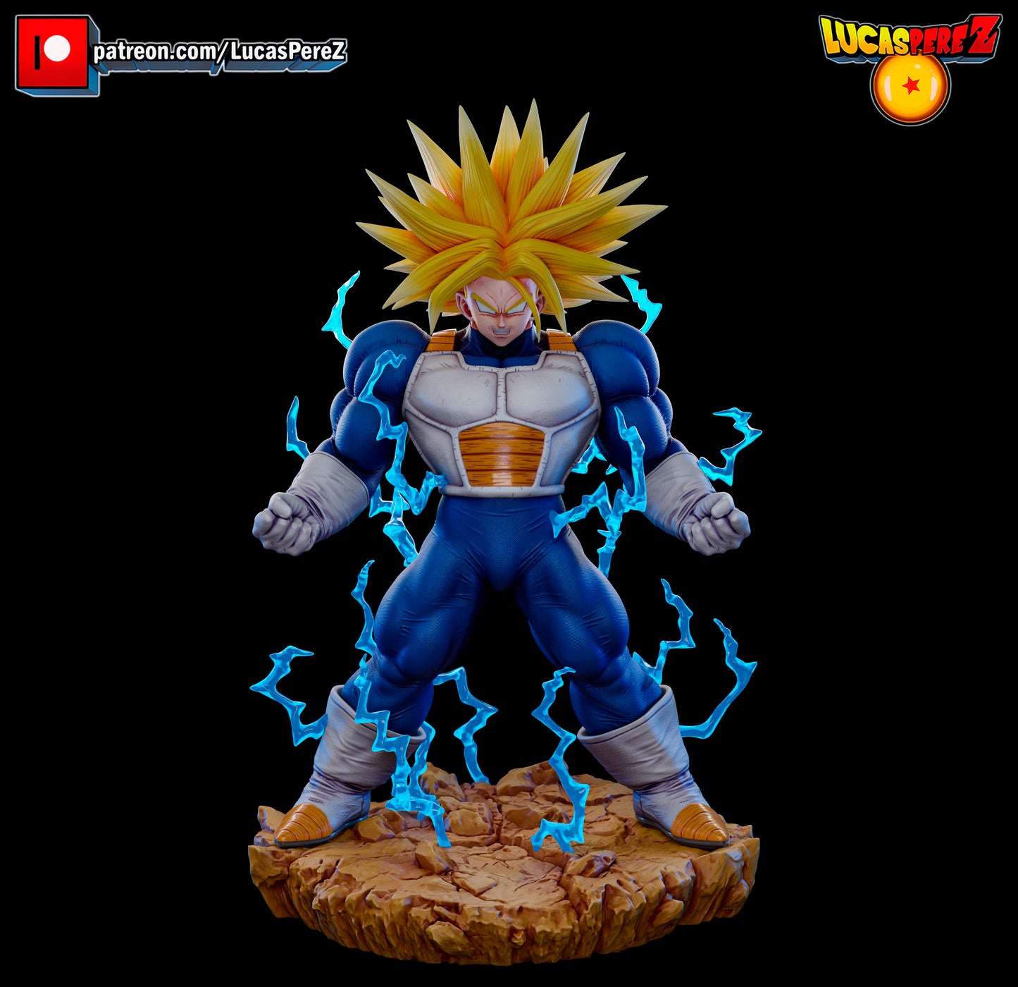 ⚡ Figura Super Trunks – Poder Desatado (Escala 1/6)