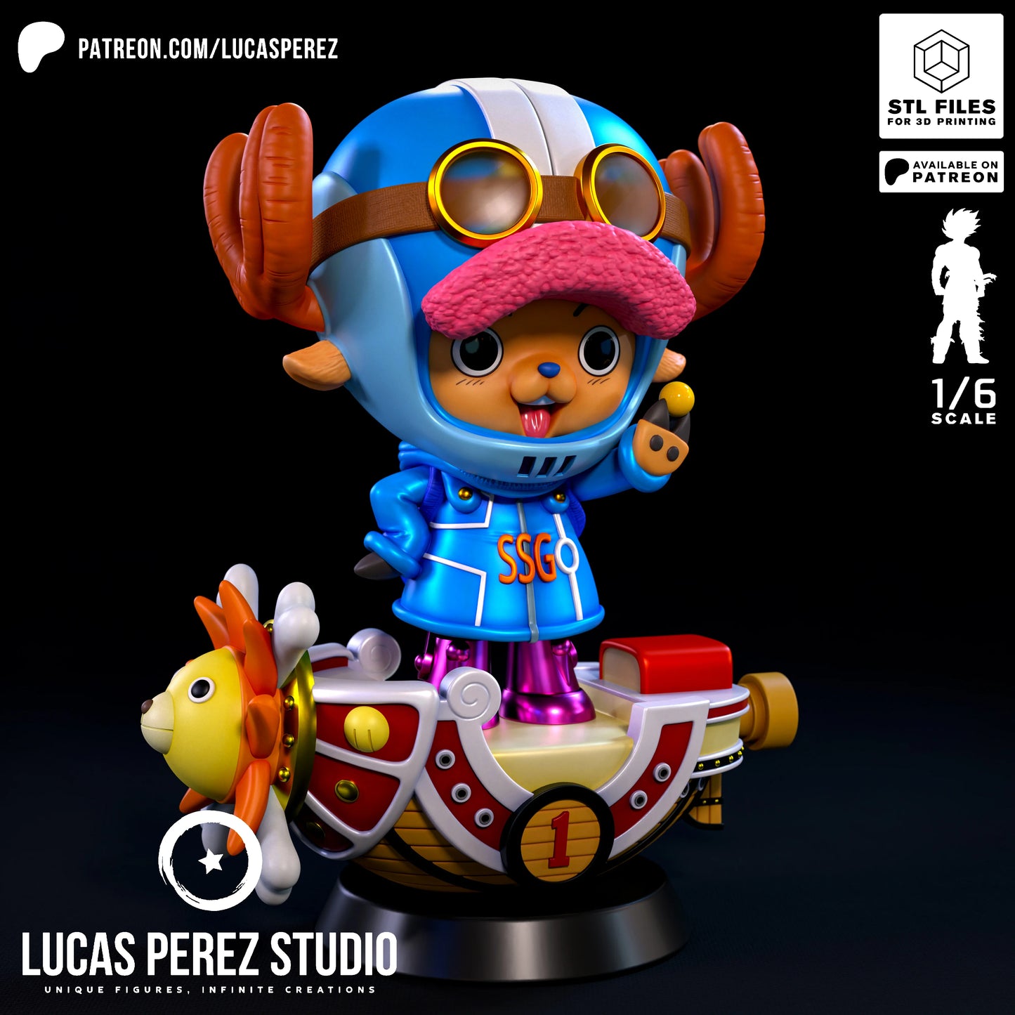 🦌 Tony Tony Chopper - Versión Clásica y SSG 🚢🍦