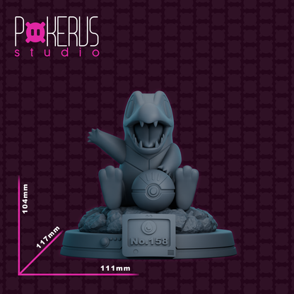 🐊 Figura Totodile - Edición Pokéball No.158