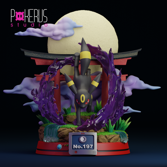🌙 Figura Umbreon Pose Alt - Edición Santuario Lunar No. 197