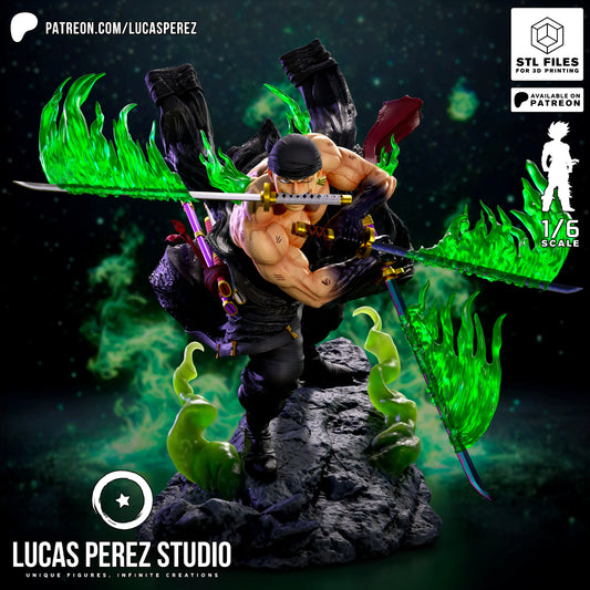 🗡️ Roronoa Zoro – Rengoku Oni Giri Mode 💥🔥