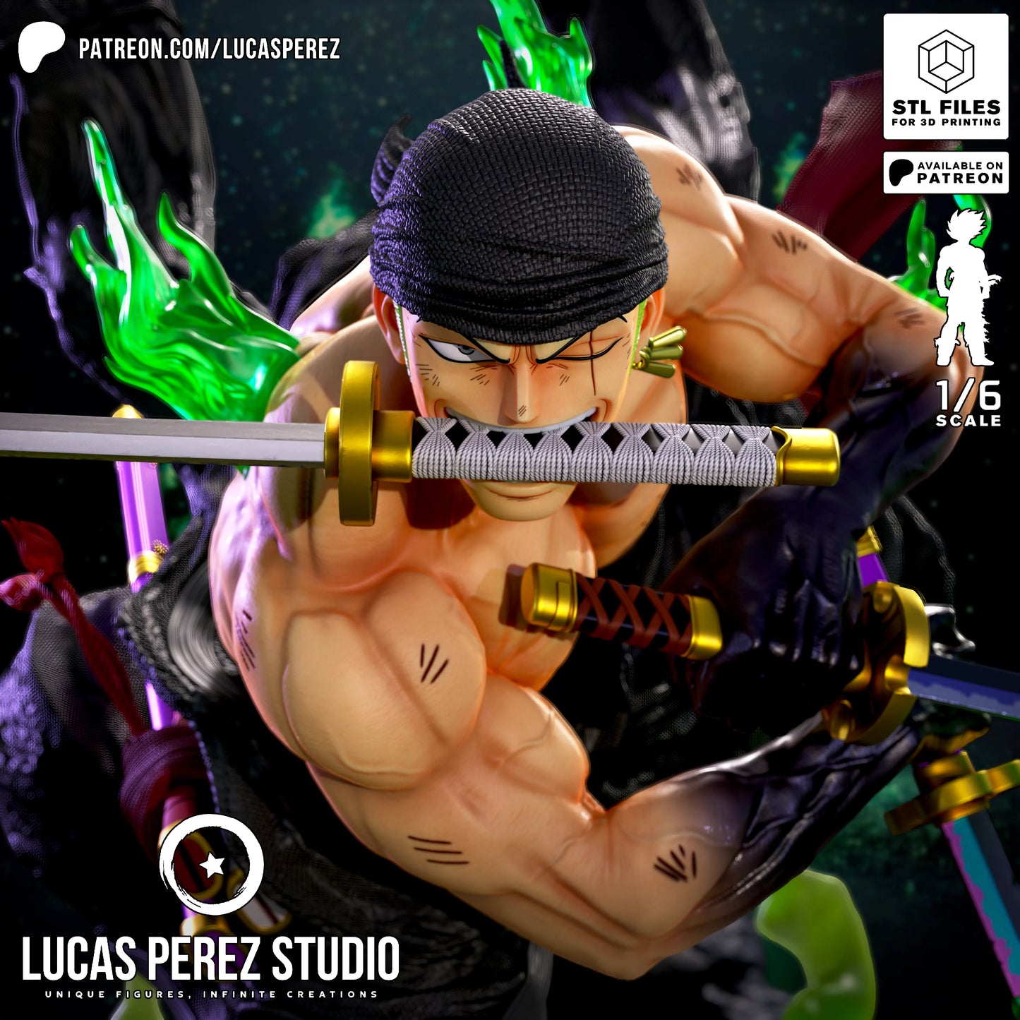 🗡️ Roronoa Zoro – Rengoku Oni Giri Mode 💥🔥